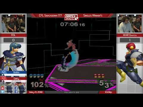 CFL Smackdown 177 Melee - Gahtzu (Falcon) vs FDL (Marth) - Winners