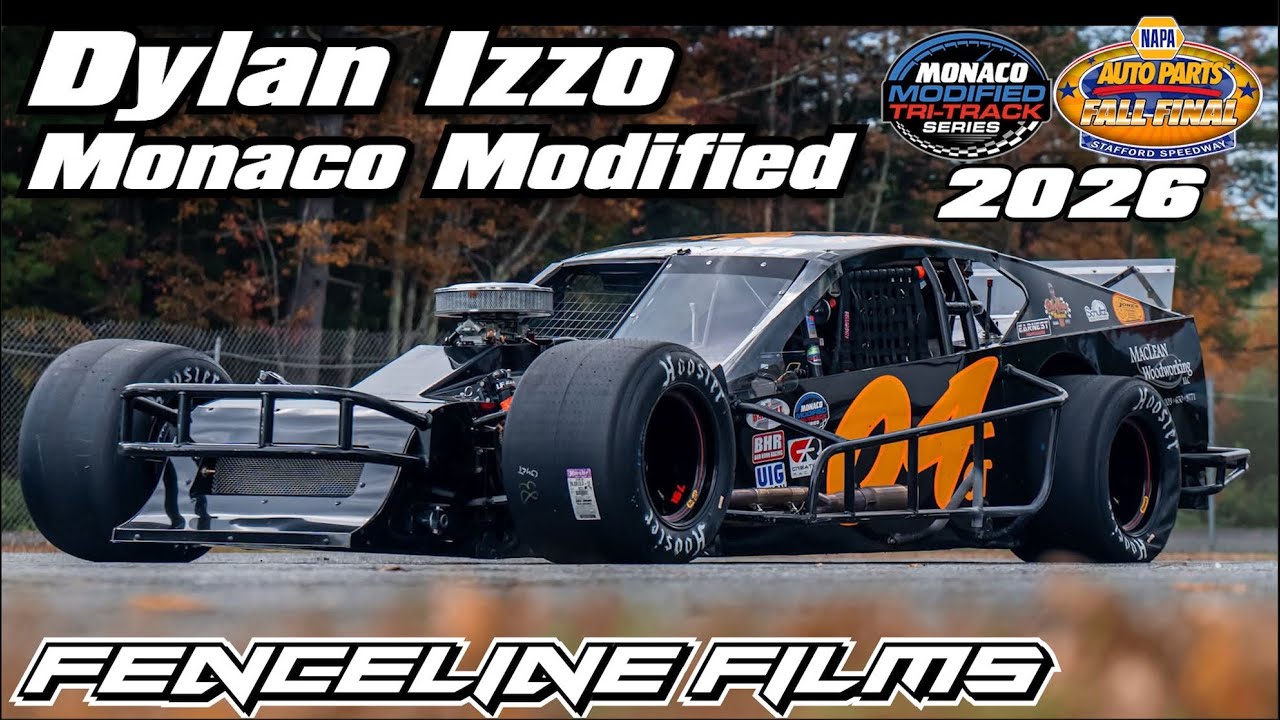 Dylan Izzo Monaco Tri Track Modified Napa Auto Parts Fall Final Stafford Speedway 2026