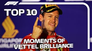 Sebastian Vettel&#39;s Top 10 Moments Of Brilliance