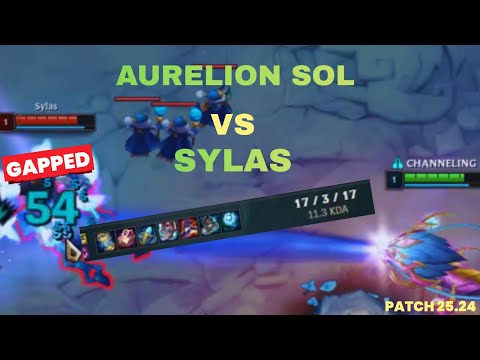 Challenger Aurelion Sol VS Sylas Match up (17 kills Hyper CARRY)