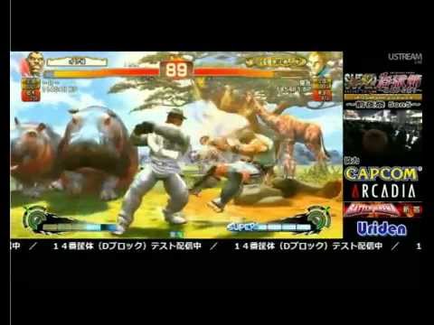 -R- (Balrog) vs Nekojita (Abel) AE2012 Casual Matches