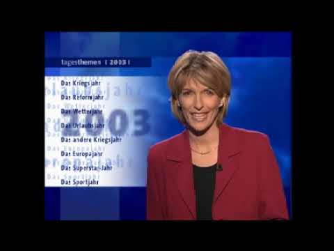 Jahresrückblick 2003 in der ARD von der Tagesschau-Redaktion