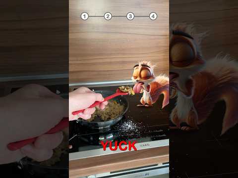 Scrappy's Cooking Disaster #squirrel #comedy