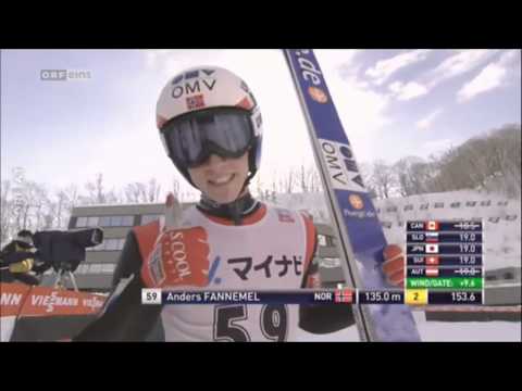 Anders FANNEMEL [5th Place] Ski Jumping - Sapporo - 25.01.2015