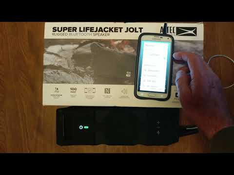2nd ATTEMPT TO BLUETOOTH PAIR SUPER LIFEJACKET JOLT SPEAKER FAILS
