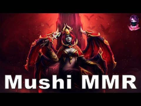 Mushi play Queen of Pain 7k+ MMR Fight Dota 2