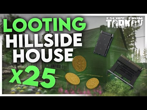 I LOOTED HILLSIDE HOUSE 25 TIMES + THIS IS WHAT I GOT! IS THE KEY WORTH BUYING? Escape from Tarkov