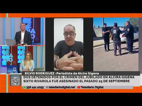 Dos detenidos por el crimen del jubilado en Alcira Gigena