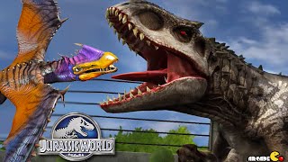 Max Hybrid T.Rex Vs T.Rex Battle - Jurassic World The Game