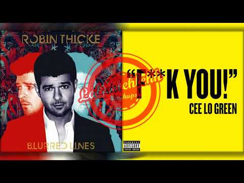 F**k Blurred Lines - CeeLo Green vs Robin Thicke ft. T.I., Pharrell (Mashup)