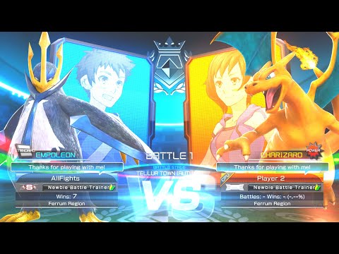 Empoleon vs Charizard - Pokkén Tournament DX