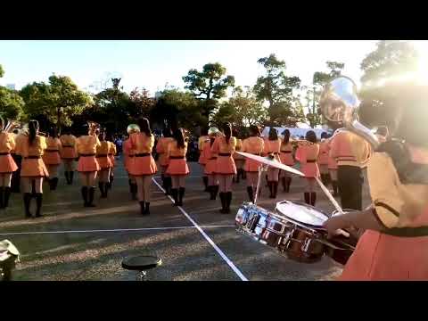 驚愕！手作りドラムセットを持ち上げる瞬間！　京都橘高校吹奏楽部　（KYOTO TACHIBANA S.H.S BAND）