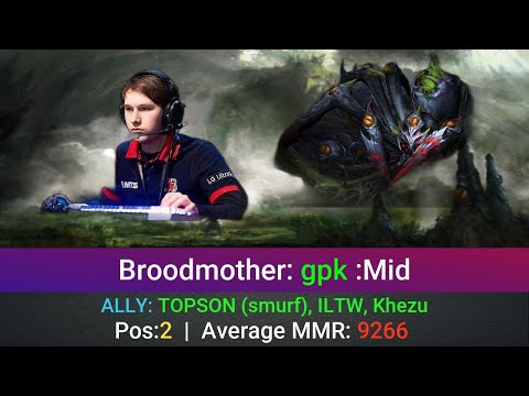 Broodmother Perspective by gpk | @1440p | Mid Pos:2 | ALLY: TOPSON (smurf), ILTW, Khezu |5802534461