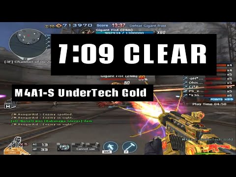 Crossfire PH Lost Temple M4A1-S UNDERTECH GOLD (GAMEPLAY) CFPH