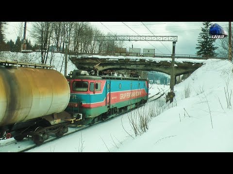 LE5100 40-1011-2 & Marfar GFR Tanker Train Intra/Enters in Predeal [Winter Edition] - 02 March 2018