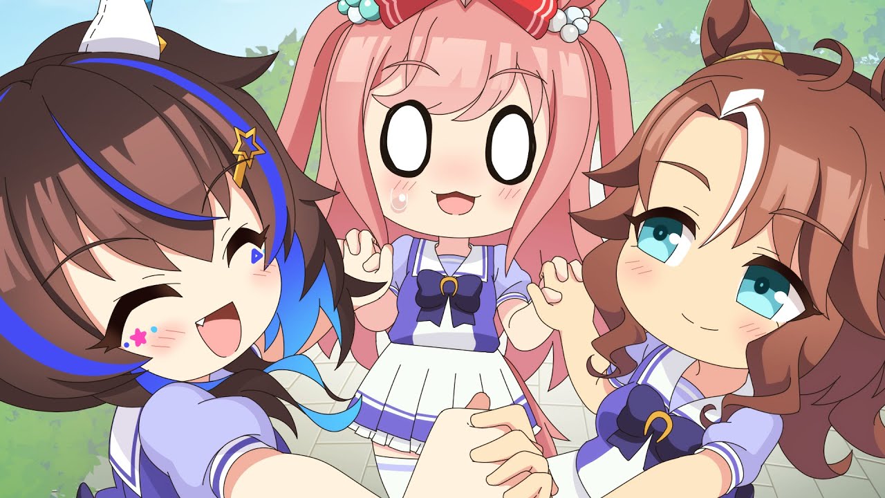 アニメ『でじたる』第1話「WAになって歌おう」【手描きウマ娘】