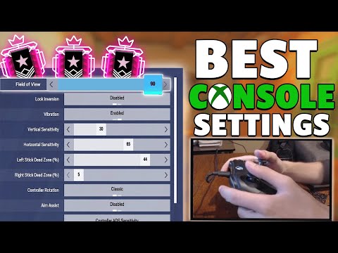 The BEST Console Champion Settings!! ( FOV + Sensitivity )  - RAINBOW SIX SIEGE
