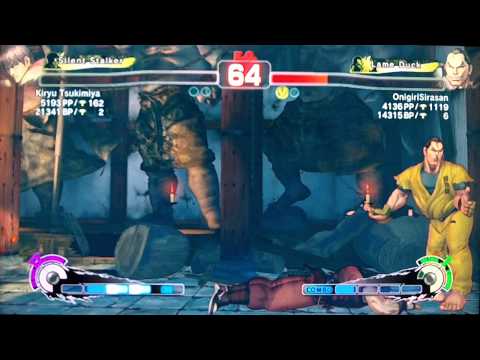 SSF4 AE:2012 Kiryu Tsukimiya (Guy) vs OnigirlSirasan (Dan)