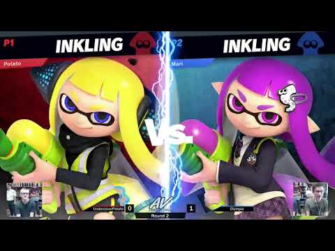 SSBU @ Battlegroundz - Round 2: UndercoverPotato (Lucina/Inkling) vs Olympia (Inkling)
