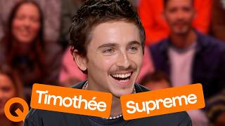 Timothée Chalamet, notre "ami américain", est dans Quotidien pour Marty Supreme