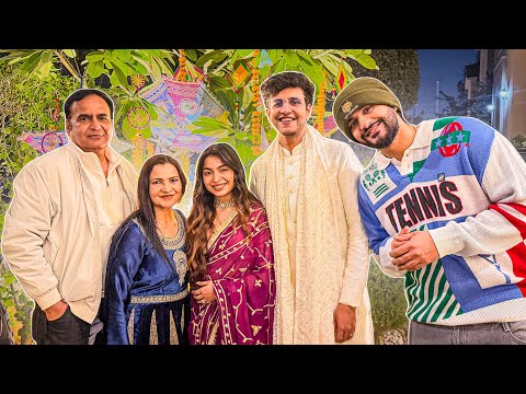 Ruchika ki first lohri celebration with family 