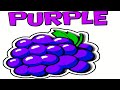 Learn COLORS For Kids PURPLE Educational Videos For Toddlers