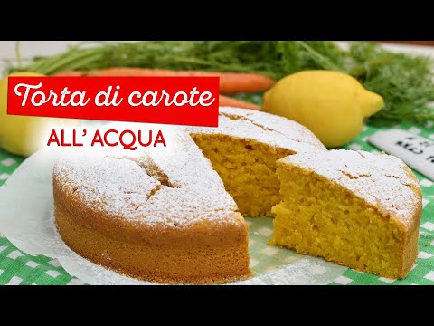 Water Carrot Cake: A tall, fluffy cake that's eggless and lactose-free!