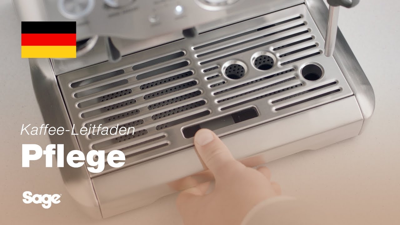 Reinigung der Abtropfschale