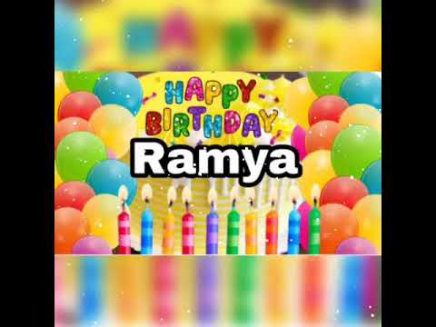 happy birthday to you Ramya 🎉🥳🫵🏼🎂🎂 #happybirthday #capcut ‎ ‎@happybirthday 
