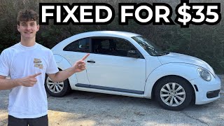 Fixing a Volkswagen Beetle that’s Burning Excessive Oil | Dealer Wanted $700!!!