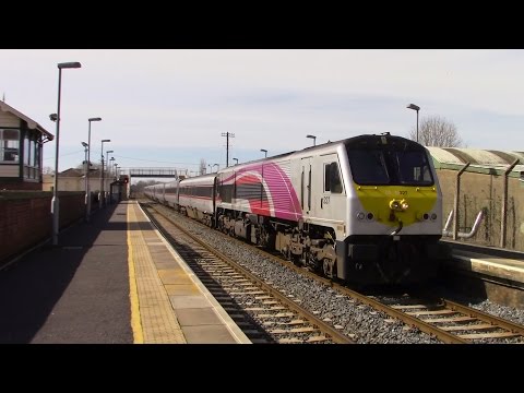 IE 201 Class locos 206 & 227 + Enterprise Trains & 4000 Class DMU 4019 - Moira - 26/3/17
