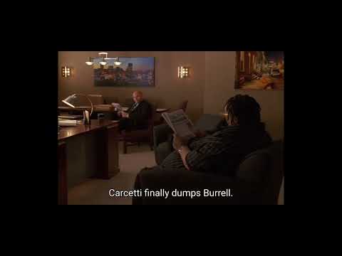The Wire Season 5 - Herc listens as Prop Joe mocks Ervin Burrell for being stone stupid