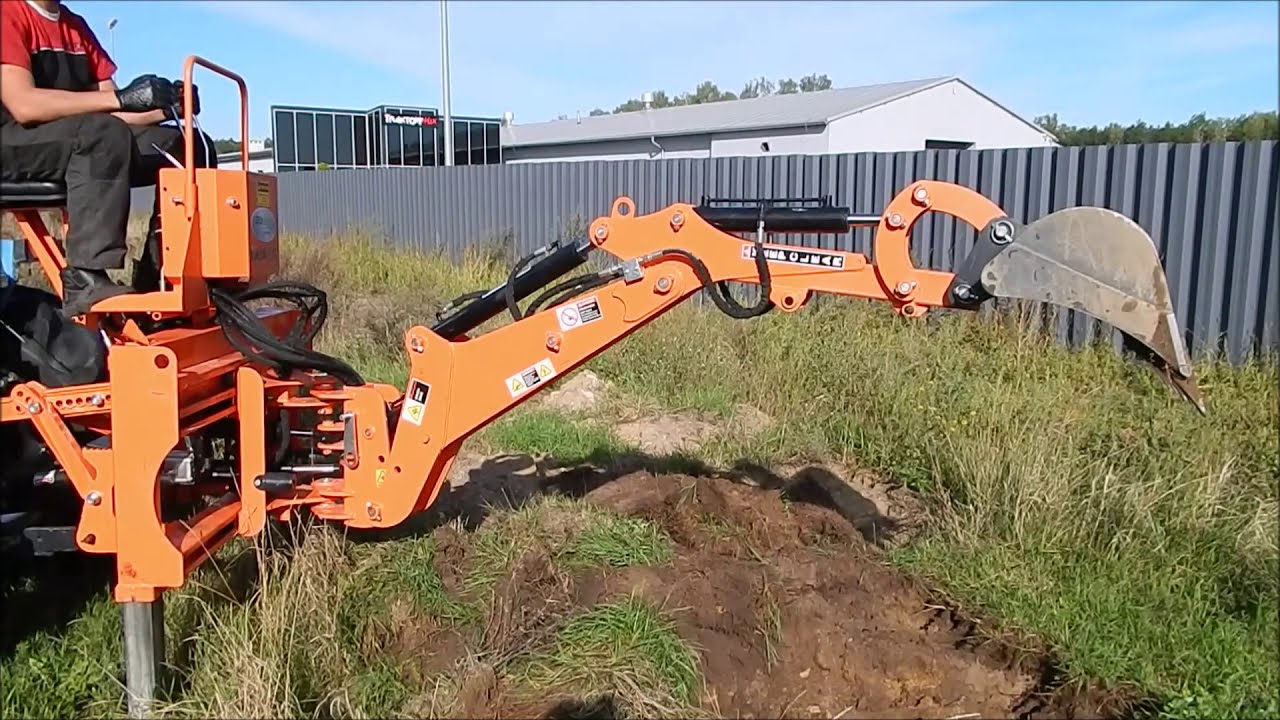 Koparka BHMS 175 GEOGRASS z przesuwem z łyżką 65 cm