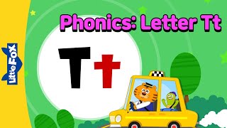 Phonics song | 영어 파닉스송 Tt | 파닉스 영어노래 | Toot Turtle Taxi Tomato | abc 송 | 리틀팍스