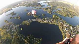 preview picture of video 'Hot Air Balloon Flight in Trakai'