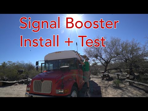 WEBOOST 4G-X OTR Cell Phone Signal Booster INSTALLATION + SIGNAL TEST REVIEW (custom 12v hardwire)