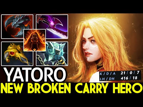 YATORO [Lina] New Broken Carry Hero Totally Destroyed Dota 2
