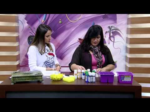 Mulher.com 09/06/2015 Célia Bonomi - Caixa com efeito falso granito Parte 2/2