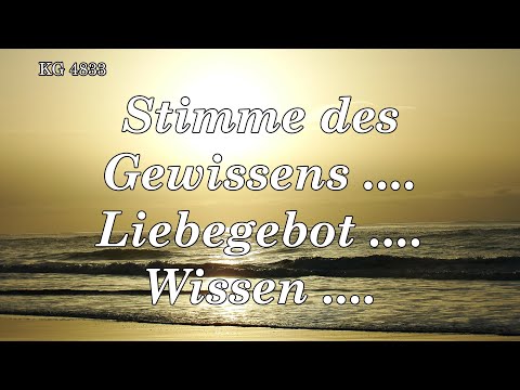 BD 4833 - STIMME DES GEWISSENS .... LIEBEGEBOT .... WISSEN ....