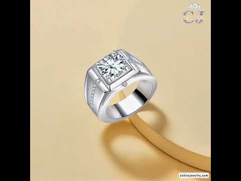 Moissanite Ring — Unisex product video