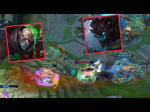 Singed and Maokai Bullies Illaoi