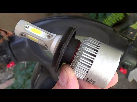 Что будет если установить LED лампу на скутер вместо обычной лампы накаливания