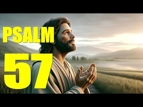 Psalm 57 Reading:  My Soul Takes Refuge in You (With words - KJV)