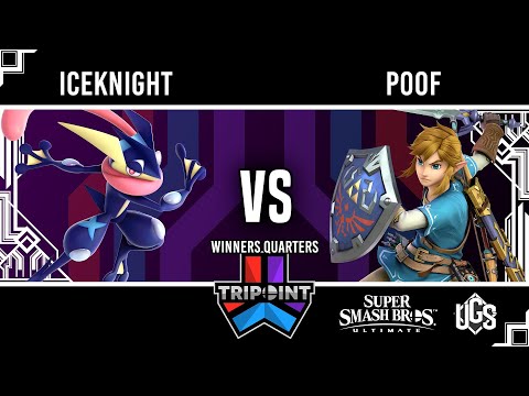 Tripoint Smash 144  -  Winners Quarters  -  IceKnight(Greninja) Vs. poof(Link)