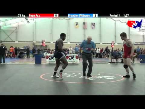Ryan Fox vs. Brandon Wilbourn at 2013 ASICS University Nationals - FS