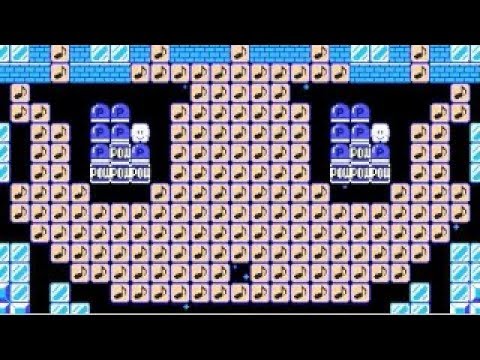 Super Mario Maker 2 - Freezing Tundra Bastion