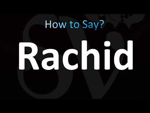 How to Pronounce Rachid (CORRECTLY!)