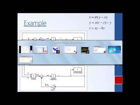 System Dynamics and Control Module 27d   State Space Example