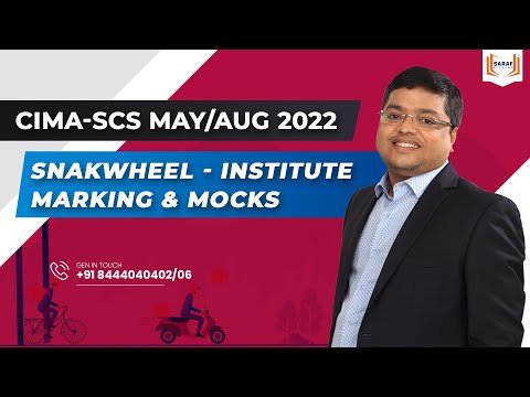 CIMA SCS May/Aug 2022  |  Snakwheel  |  Institute marking & Mocks