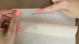 How To Sew Tailor Tacks